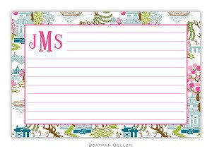 Chinoiserie Spring Recipe Card