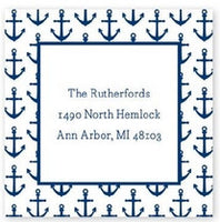 Anchors Navy Stickers
