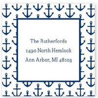 Anchors Navy Stickers