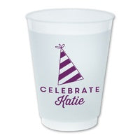 Custom Frost Flex Cups - Party Hat