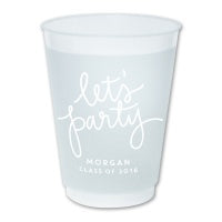 Custom Frost Flex Cups - Lets Party