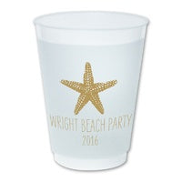 Custom Frost Flex Cups - Starfish