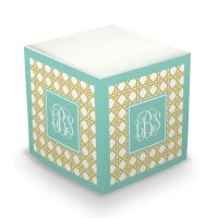 Parker Border Sticky Memo Cube  (2 Sizes)
