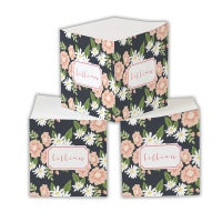 Lillian Floral Sticky Memo Cube  (2 Sizes)
