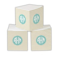 Rope Stripe Sticky Memo Cube  (2 Sizes)