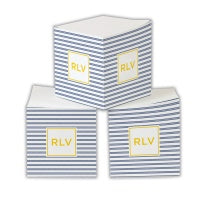 Rope Stripe Sticky Memo Cube  (2 Sizes)
