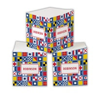 Nautical Flags Sticky Memo Cube (2 Sizes)