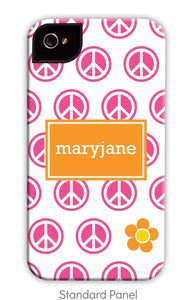 Peace Sign Repeat Phone Case