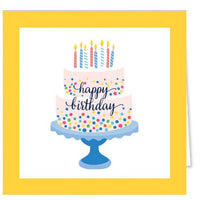 Birthday Cake Enclosure Cards + Envelopes