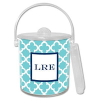 Bristol Monogrammed Lucite Ice Bucket