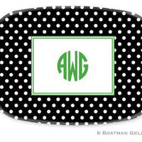 Polka Dot Melamine Platter