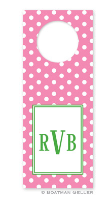 Polka Dot Wine Tags