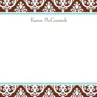 Madison Brown Flat Notecard