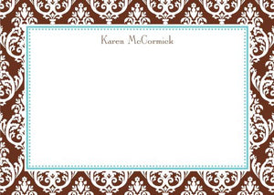 Madison Brown Flat Notecard