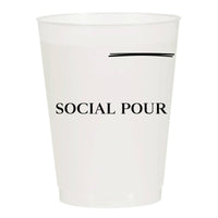 Social Pour Frosted Cups