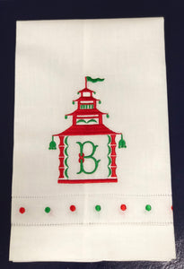 Chinoiserie Christmas Linens