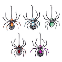 Gem Stone Spider Ornaments