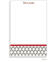 Personalized Lattice Modern Notepad
