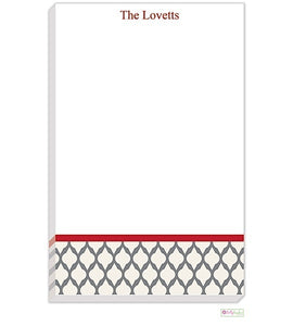 Personalized Lattice Modern Notepad