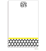 Personalized Lattice Modern Notepad
