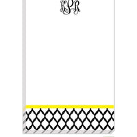 Personalized Lattice Modern Notepad