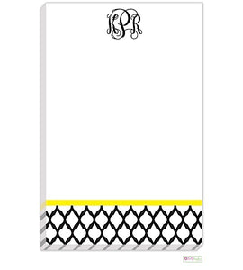 Personalized Lattice Modern Notepad