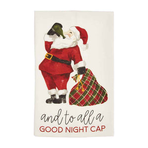 Good Night Cap Christmas Towel