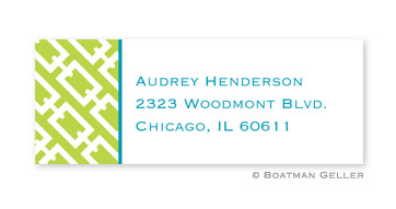 Chain Link Address Label