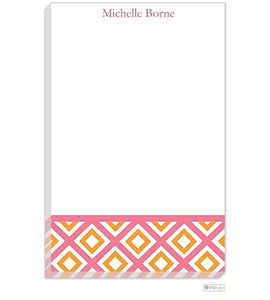 Personalized Geo Modern Notepad