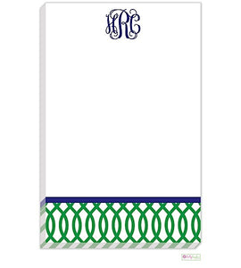 Personalized Garden Gate Modern Notepad