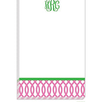 Personalized Garden Gate Modern Notepad