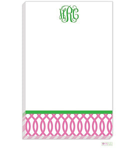 Personalized Garden Gate Modern Notepad