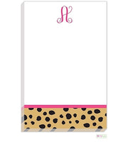 Personalized Leopard Modern Notepad
