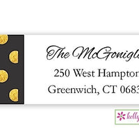 Art Deco - New Year Holiday - Address Labels