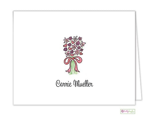 Bouquet in Pink Classic Folded Notes