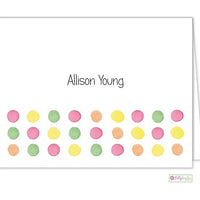 Sherbet Dots Classic Folded Notes