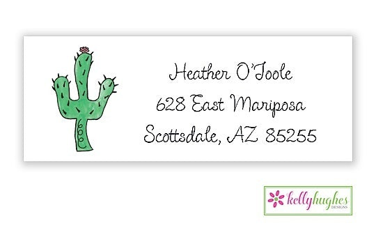 Blooming Cactus Classic Address Labels
