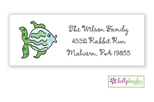 All The Fish Classic Address Labels