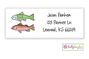 Gone Fishing Classic Address Labels