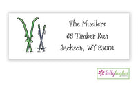 Hit The Slopes Classic Address Labels
