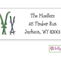 Hit The Slopes Classic Address Labels