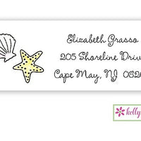 By The Seashore Classic Address Labels