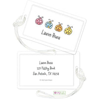 Personalized Lucky Ladybugs Classic Luggage Tags
