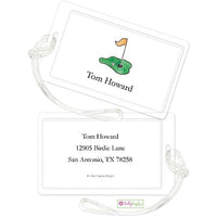 Personalized Tee It Up Classic Luggage Tags
