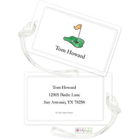 Personalized Tee It Up Classic Luggage Tags