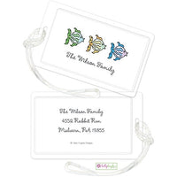 Personalized All The Fish Classic Luggage Tags
