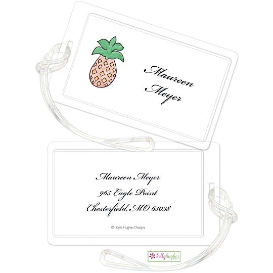 Personalized Pineapple Classic Luggage Tags