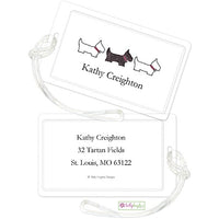 Personalized Preppy Pups Classic Luggage Tags
