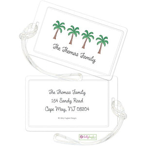 Personalized Palm Paradise Classic Luggage Tags
