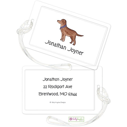 Personalized Best Friend Classic Luggage Tags